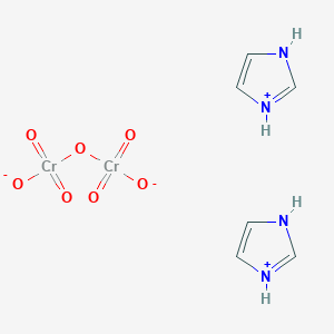 molecular formula C6H10Cr2N4O7 B021816 1H-imidazol-3-ium;oxido-(oxido(dioxo)chromio)oxy-dioxochromium CAS No. 109201-26-5