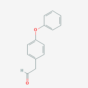 molecular formula C14H12O2 B218193 (4-Phenoxyphenyl)acetaldehyde CAS No. 109330-01-0