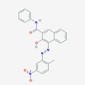 molecular formula C24H18N4O4 B021831 Pigment red 22 CAS No. 6448-95-9