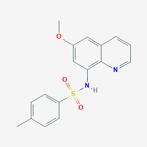 molecular formula C17H16N2O3S B021832 N-(6-Methoxy-8-quinolyl)-4-toluenesulfonamide CAS No. 109628-27-5