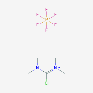 molecular formula C5H12ClF6N2P B021838 N,N,N',N'-Tetramethylchloroformamidinium hexafluorophosphate CAS No. 94790-35-9