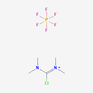 molecular formula C5H12ClF6N2P B021838 Chloro-N,N,N',N'-tetramethylformamidinium hexafluorophosphate CAS No. 94790-35-9