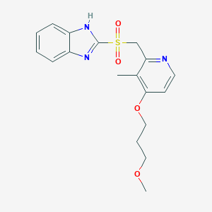 molecular formula C18H21N3O4S B021846 Rabeprazole Sulfone CAS No. 117976-47-3