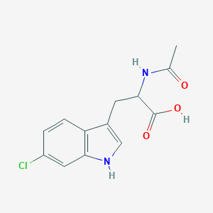 molecular formula C₁₃H₁₃ClN₂O₃ B021851 N-Acetyl 6-chlorotryptophan CAS No. 50517-10-7