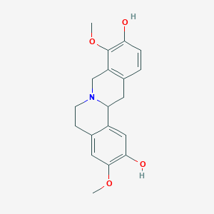 molecular formula C19H21NO4 B021863 D,L-Stepholidine CAS No. 16562-14-4