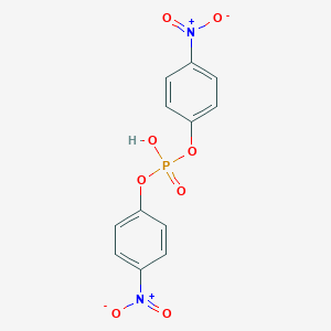 molecular formula C12H9N2O8P B021867 Bis(4-nitrophenyl) hydrogen phosphate CAS No. 645-15-8