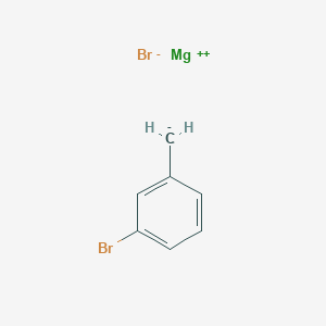 molecular formula C7H6Br2Mg B021876 Magnesium bromide (3-bromophenyl)methanide (1/1/1) CAS No. 107549-22-4