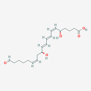 molecular formula C10H11N3O B218791 20-Oxoleukotriene B4 CAS No. 115609-68-2