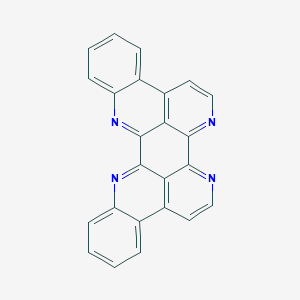 molecular formula C23H24N6O5S2.H2O4S B218982 Eilatin CAS No. 120154-96-3