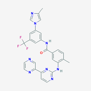 molecular formula C27H21F3N8O B000219 Radotinib CAS No. 926037-48-1