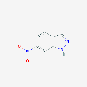 molecular formula C7H5N3O2 B021905 6-Nitroindazole CAS No. 7597-18-4