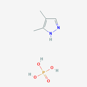 molecular formula C5H11N2O4P B021912 3,4-二甲基-1H-吡唑磷酸盐 CAS No. 202842-98-6