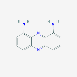 molecular formula C12H10N4 B021917 1,9-Diaminophenazine CAS No. 102877-14-5