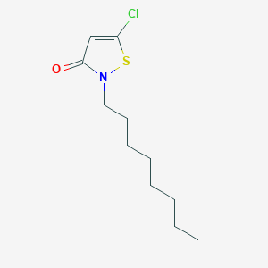 molecular formula C11H18ClNOS B021930 5-氯-2-正辛基-4-异噻唑啉-3-酮 CAS No. 26530-24-5
