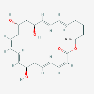 (3Z,5E,8R,9E,11Z,14S,16S,17E,19E,24R)-8,14,16-trihydroxy-24-methyl-1-oxacyclotetracosa-3,5,9,11,17,19-hexaen-2-one