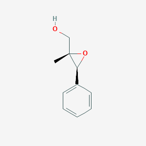 molecular formula C10H12O2 B021941 (2S,3S)-(-)-2,3-Epoxy-2-methyl-3-phenyl-1-propanol CAS No. 107033-44-3