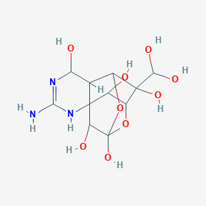 molecular formula C6H3Cl2FN2O B219473 11-Oxotetrodotoxin CAS No. 123665-88-3