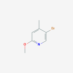 molecular formula C7H8BrNO B021950 5-Bromo-2-methoxy-4-methylpyridine CAS No. 164513-39-7