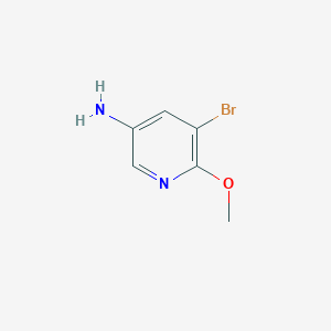 molecular formula C6H7BrN2O B021951 5-Amino-3-bromo-2-methoxypyridine CAS No. 53242-18-5