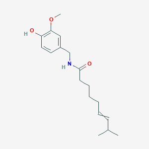 molecular formula C18H27NO3 B021952 Zucapsaicin CAS No. 7553-53-9