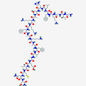 molecular formula C116H185N31O28S B219531 Magainin H CAS No. 122564-51-6