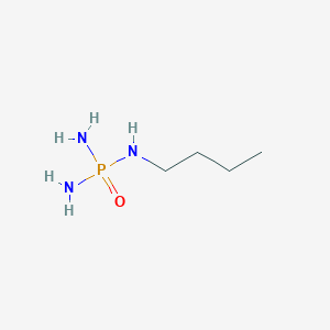 molecular formula C4H14N3OP B021954 N-(n-Butyl)phosphoric acid triamide CAS No. 25316-39-6
