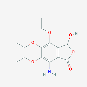 7-Amino-4,5,6-triethoxy-3-hydroxyphthalide