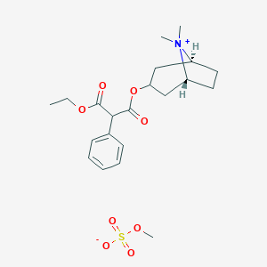 molecular formula C21H31NO8S B219607 Metilsulfato de tematropio CAS No. 113932-41-5