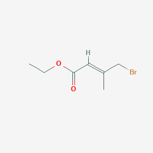 molecular formula C7H11BrO2 B021969 Ethyl-4-bromo-3-methylbut-2-enoate CAS No. 51318-62-8