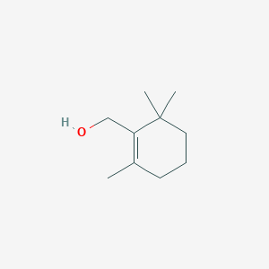 molecular formula C10H18O B021975 2,6,6-Trimethylcyclohexene-1-methanol CAS No. 472-20-8