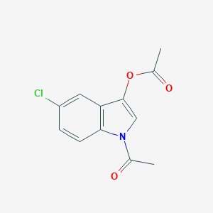 molecular formula C12H10ClNO3 B021976 1-acetyl-5-chloro-1H-indol-3-yl acetate CAS No. 108761-32-6