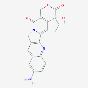 molecular formula C20H17N3O4 B021991 10-Aminocamptothecin CAS No. 104195-62-2
