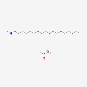 molecular formula C22H47NO2 B021994 Dimethyl(octadecyl)ammonium acetate CAS No. 19855-61-9
