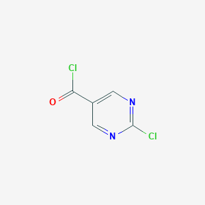 molecular formula C5H2Cl2N2O B022012 2-chloropyrimidine-5-carbonyl Chloride CAS No. 110099-99-5