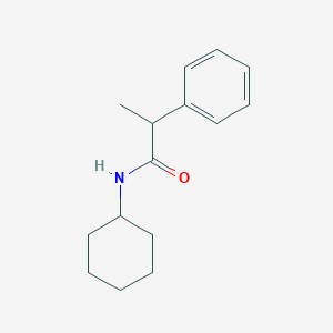 molecular formula C15H21NO B220352 N-cyclohexyl-2-phenylpropanamide 