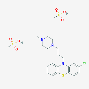 molecular formula C22H32ClN3O6S3 B022039 Prochlorperazine mesilate CAS No. 51888-09-6
