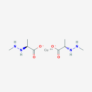 Methylaminoalanine-copper(II)