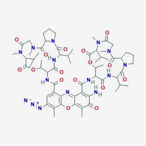molecular formula C62H85N15O16 B220451 7-Azidoactinomycin D CAS No. 121051-59-0