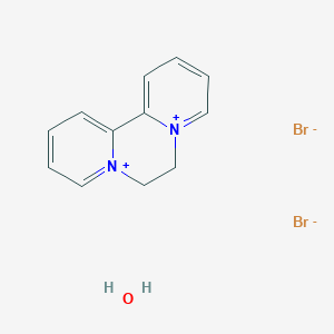 molecular formula C12H14Br2N2O B022050 Diquat dibromide CAS No. 85-00-7