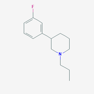 3-(3-Fluorophenyl)-N-n-propylpiperidine