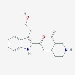 2-(3-ethenylpiperidin-4-yl)-1-[3-(2-hydroxyethyl)-1H-indol-2-yl]ethanone