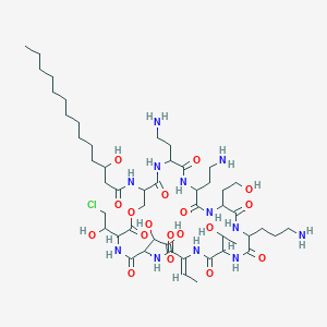 molecular formula C50H87ClN12O18 B220579 Syringostatin A CAS No. 125051-66-3