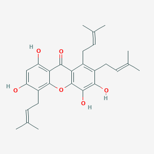 molecular formula C28H32O6 B022062 Isogarciniaxanthone E CAS No. 659747-28-1