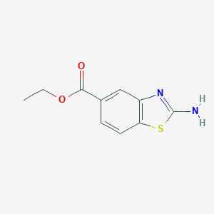 molecular formula C10H10N2O2S B022067 Ethyl 2-amino-1,3-benzothiazole-5-carboxylate CAS No. 103040-92-2