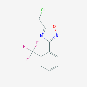5-Chloromethyl-3-(2-trifluoromethylphenyl)-[1,2,4]oxadiazole