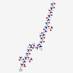 molecular formula C90H149N23O24 B220904 Trichosporin B-iiic CAS No. 121689-07-4