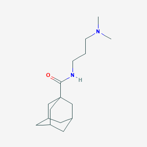 molecular formula C16H28N2O B220940 N-[3-(dimethylamino)propyl]-1-adamantanecarboxamide 