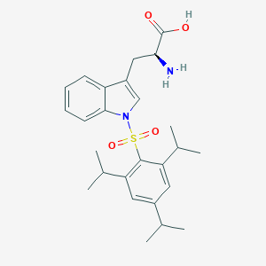 molecular formula C26H34N2O4S B022100 N-(2,4,6-Triisopropylphenylsulfonyl)tryptophan CAS No. 108325-64-0