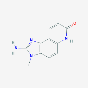 molecular formula C11H10N4O B022105 2-Amino-3,6-dihydro-3-methyl-7H-imidazo(4,5-f)quinoline-7-one CAS No. 108043-88-5