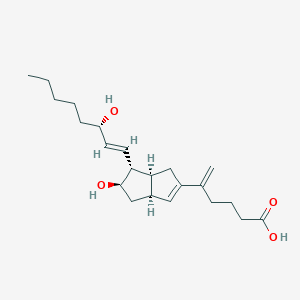 molecular formula C22H34O4 B022133 5-Methyleneisocarbacyclin CAS No. 109838-17-7